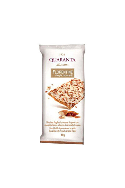 Others Florentine Caramel Nuts and White Chocolate 40g - Quaranta