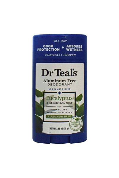 Dr Teals Dr Teal's Aluminum Free Deodorant Stick Eucalyptus 75 g