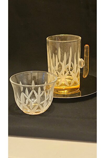 Turkish Store İstanbul Bal X Model 18-Piece Tea Set