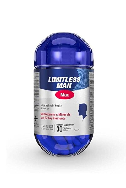 Limitless Man Max – Men’s Daily Multivitamin, 27 Nutrients, 30 Tablets