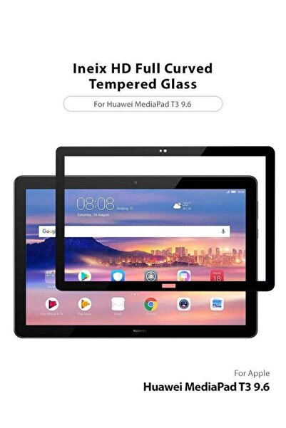 ineix واقي شاشة كامل من الحافة إلى الحافة لجهاز Huawei MediaPad T3 9.6