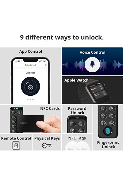 SwitchBot Smart Lock (Bluetooth) - Black