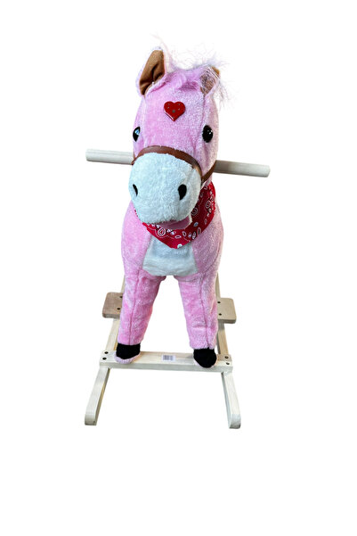 Sultan Calut Balansoar De Plus Roz cu Pete ,Canta , 60 cm