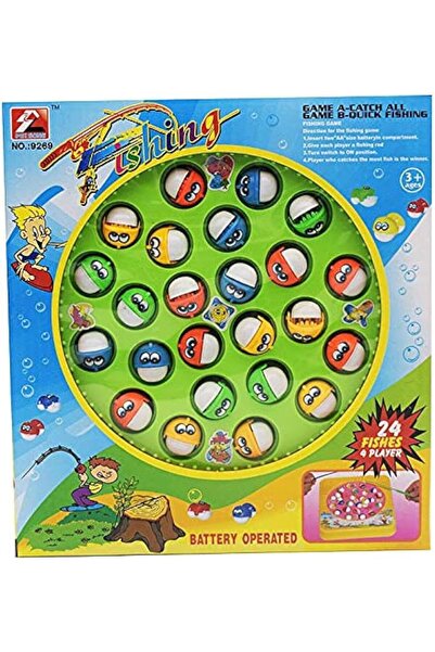 REZZOSS Fishing Board Game, 24 Fish - 4 Players - Multicolor