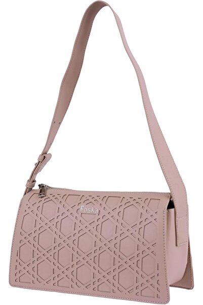FOSKA Shoulder Bag for Women - High-Grade PU Leather Geometric Crossbody Handbag