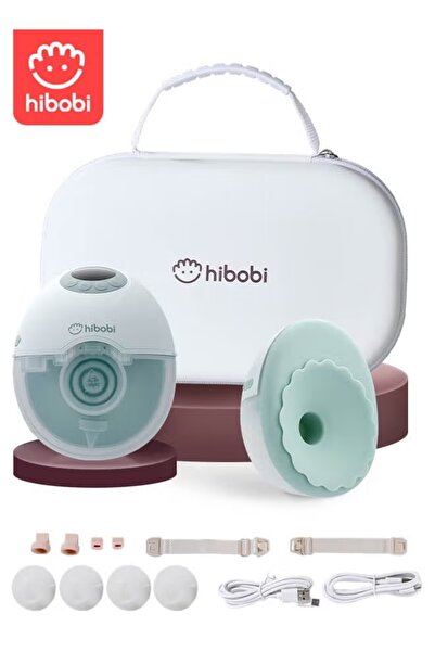 hibobi مضخة ثدي فاخرة قابلة للارتداء بدون استخدام اليدين - 4 أوضاع × 12 مستوى، ذاكرة ذكية، صامتة ولاسلكية