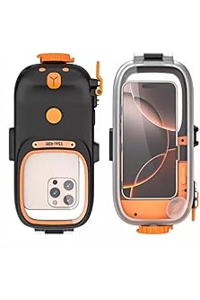 Generic Waterproof Phone Case for iPhone, Professional Underwater Photography Housing, 15m/49ft Depth Rating