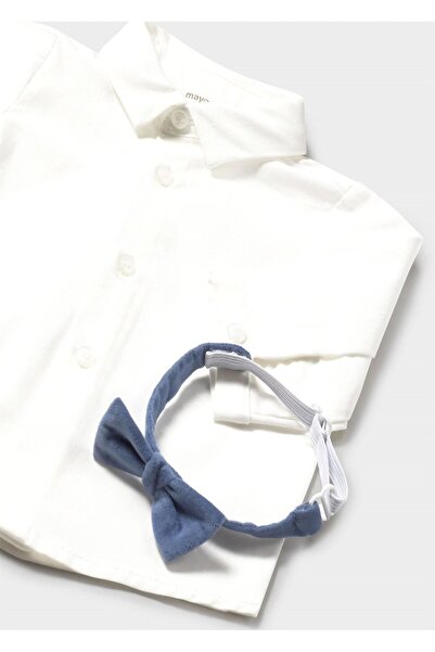 MAYORAL Erkek Bebek Papyonlu Gömlek Mavi 2196