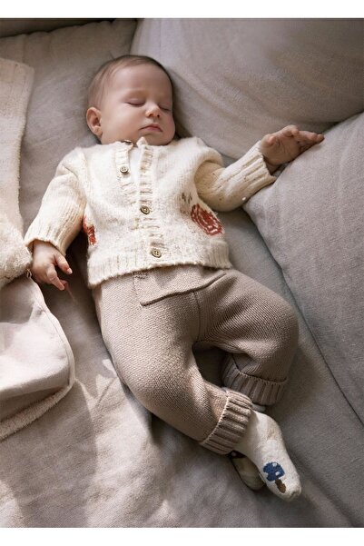 MAYORAL Baby Snail Knitwear 3-Piece Set Cream 2571