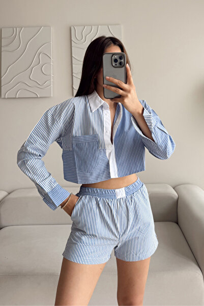 Sindimoda طقم زيرين مخطط مكون من قطعتين 5451