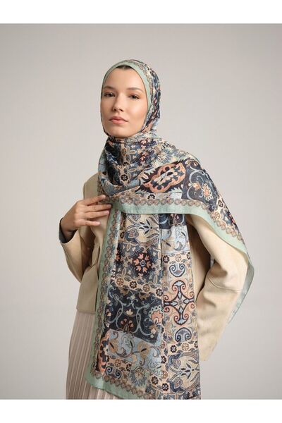 Ayshara شال شادريفان ذو جانب واحد من مجموعة كيركباري