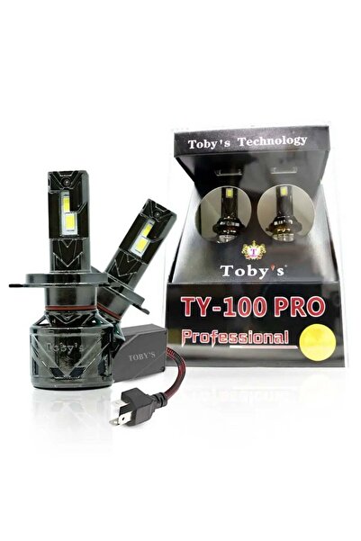 TOBYS لمبات مصابيح أمامية LED للسيارة من توبي TY100 PRO، قطعتان، 100 واط، 100...