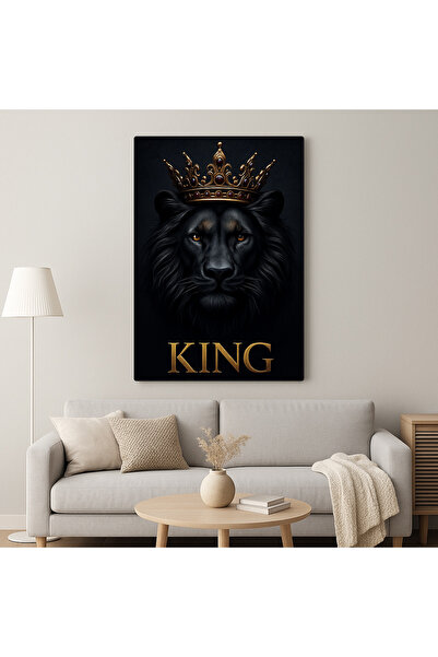 BLT DİZAYN Γυάλινος πίνακας με σχέδιο Lion King – Καλλιτεχνική εμφάνιση που α...