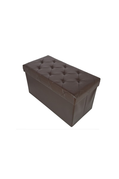 Sultan Folding stool with storage space, weight capacity 150 kg, 76X38X38 cm, Brown