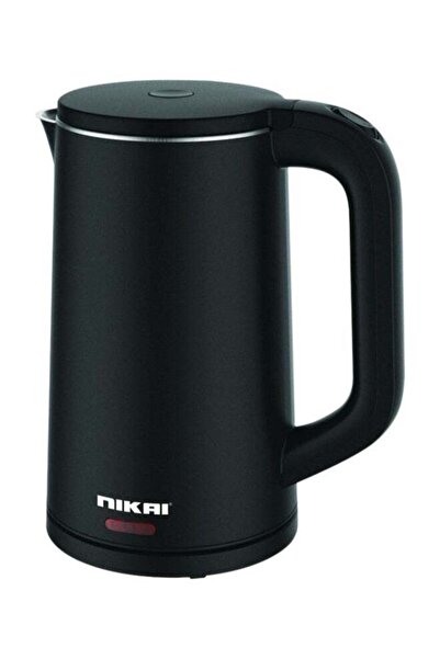 Nikai Electric Kettle, 1630 Watts, Cool Touch, Stainless Steel Body in Plasti...