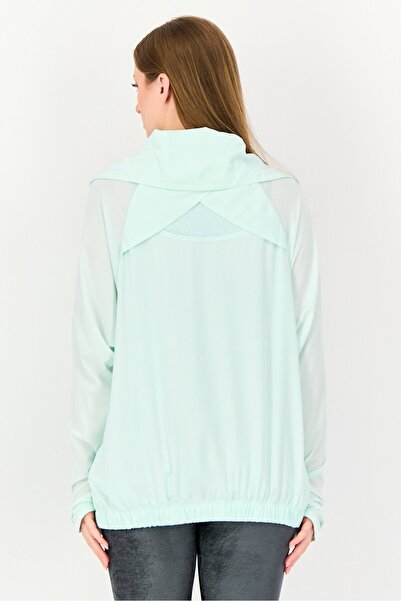 Asics Women Sportswear Fit Long Sleeve Tennis Jacket, Mint Green