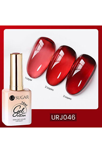 Born Pretty Ursugar Transparan Amber Vitray Uv Led Kalıcı Oje 15 ml URJ046