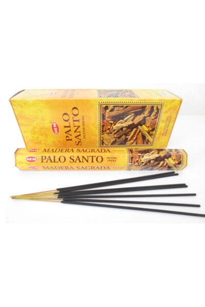 Hem Set of 6 Packs of 20 Palo Santo Scented Incense Sticks (Made in India) –