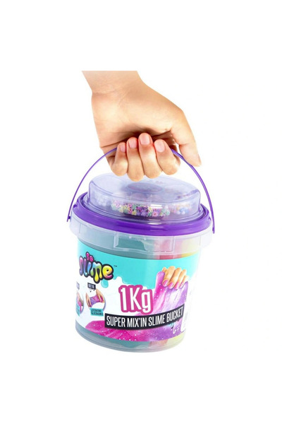 TOYFEST Super Slime Bucket - 4 Colors of 250 Grams Each in a 1-Kilogram Bucket