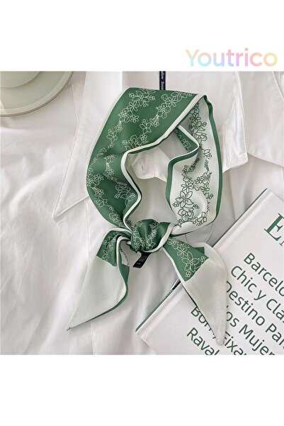 Youtrico وشاح نسائي صغير طويل، إكسسوار ملابس، عصابة رأس مضفرة، ربطة عنق