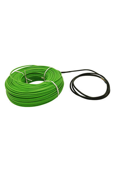 MERALLİ Yerden Isıtma Kablosu SH10-100 10W/m 100 m Yeşil