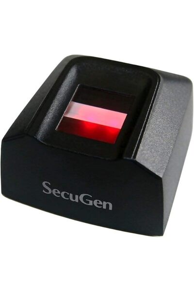 SecuGen ماسح بصمات الأصابع الحيوي Hamster Pro 20 (أسود) بدون خدمة RD