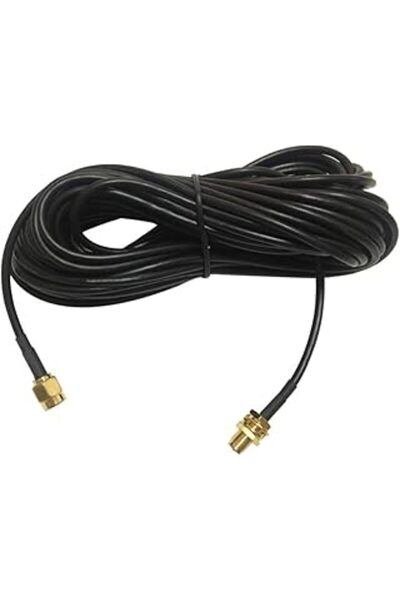 007 Aigois Wi-Fi RP-SMA Coaxial Extension Cable 33ft (RG174) for LAN/WAN