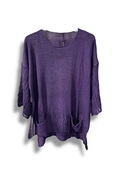 SUMEF Μπλούζα Mercerized oversized Knitwear – Τυπικό μέγεθος (Συμβατό με 38-48) – Κομψό και άνετο σχέδιο