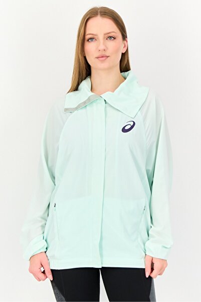 Asics Women Sportswear Fit Long Sleeve Tennis Jacket, Mint Green