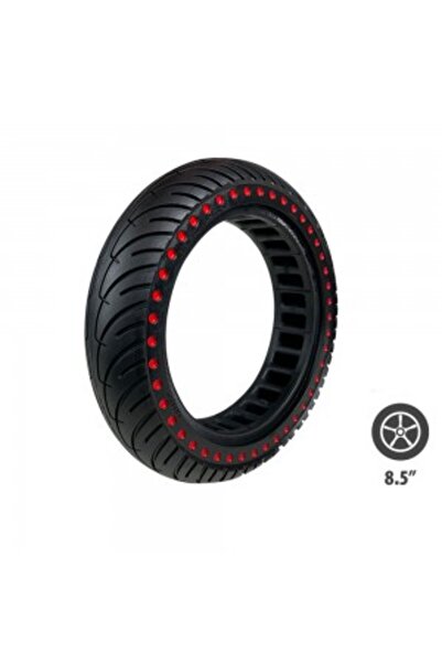 Wattiz Solid Electric Scooter Tire, 8.5 x 2, Red/Black