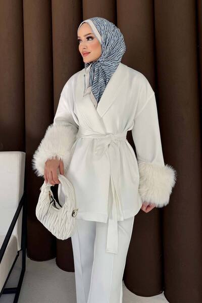 Melike Tatar Στολή κατάδυσης με γούνινο μανίκι 32-3725