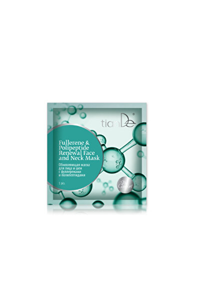elegantboutique Regenerating Face and Neck Mask with Fullerene and Polypeptides, 1 pc