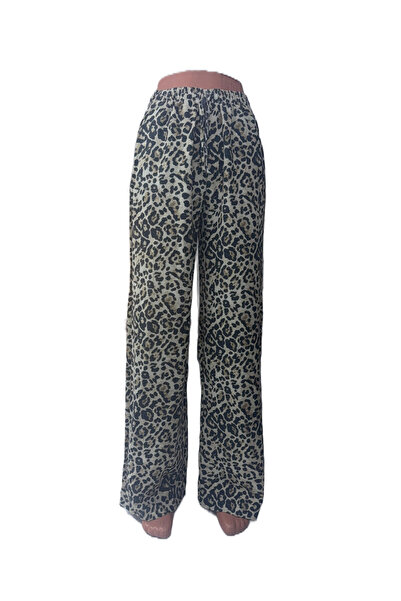 QUMRULİFE Leopard Print Bottom Pajamas