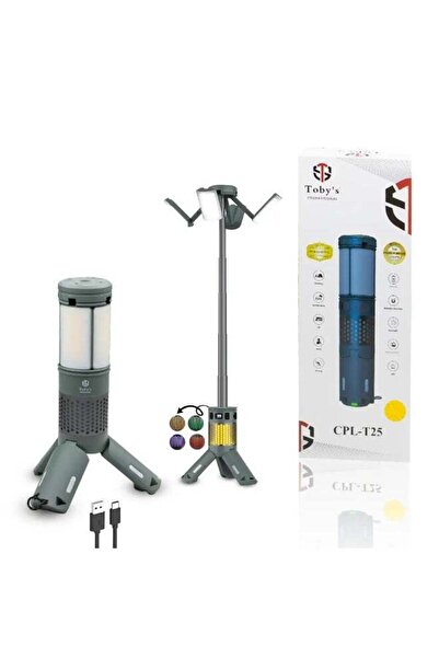 TOBYS فانوس تخييم تلسكوبي قابل لإعادة الشحن CPL-T25 من توبي، 7800 مللي أمبير/...