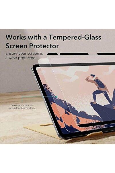 007 Kejuthrv Magnetic Paper-Like Matte Anti-Glare Screen Protector for Honor Magic Pad 2 (12.3")