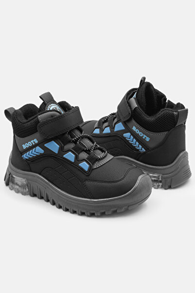 Beınsteps Erkek Çocuk Bot Suya Dayanıklı Kaymaz Taban Cırtlı Çocuk Bot