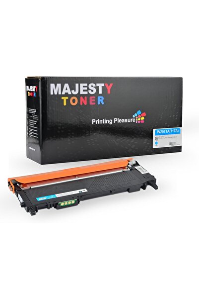 majesty خرطوشة حبر 117A W2071A - متوافقة مع طابعات HP Color LaserJet (سماوي)