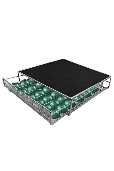 007 درج كبسولات القهوة متوافق مع كبسولات K-Cups، منظم منزلق بسعة 36 كبسولة - ...