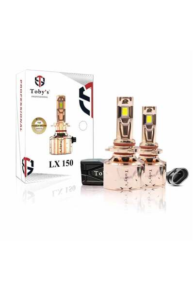 TOBYS مصباح أمامي LED للسيارة من توبي LX 150، قطعتان، 150 واط، 15000 لومن، 65...