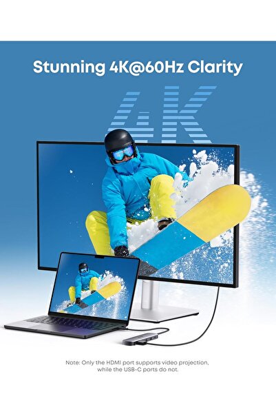 Anker USB-C Hub 7-in-1 – 4K@60Hz HDMI, 85W PD, USB-A/C, SD/TF