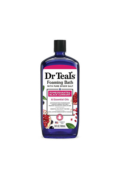 Dr Teals حمام دكتور تيلز الرغوي بملح إبسوم النقي والرمان والكشمش الأسود 1000 مل
