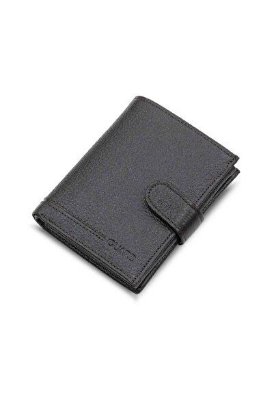 GUARD Brown Multi-Compartment Vertical Model Genuine Leather Men's Wallet with Coin Pocket - Grd2510