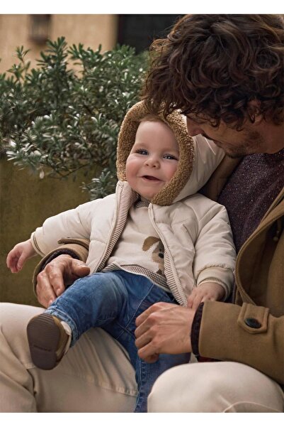 MAYORAL Baby Boy Inflatable Coat Cream 2410