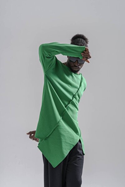 Superbluemexico Φούτερ με ασύμμετρο σχέδιο κοπής Unisex