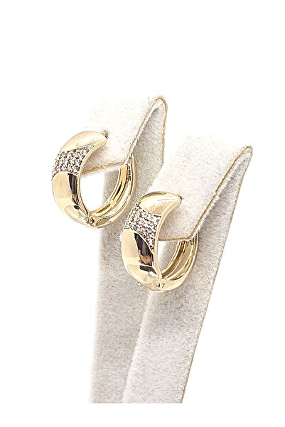 XUPING JEWELRY 14K Gold Renk Mini Zirkon İşlemeli XP Baskılı 316L Çelik