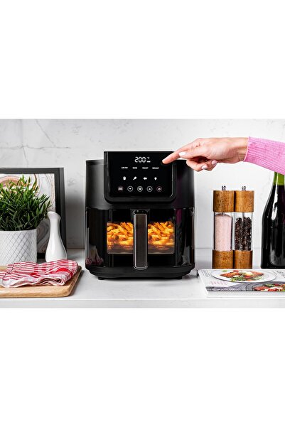 Nutricook Slim Air Fryer, 5L, 1500W, Model AFS100, Black