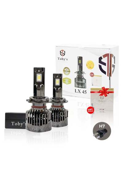 TOBYS LX 45 قطعتين من مصابيح LED للسيارات 45 وات/القطعة 4500 لومن/القطعة 6500...