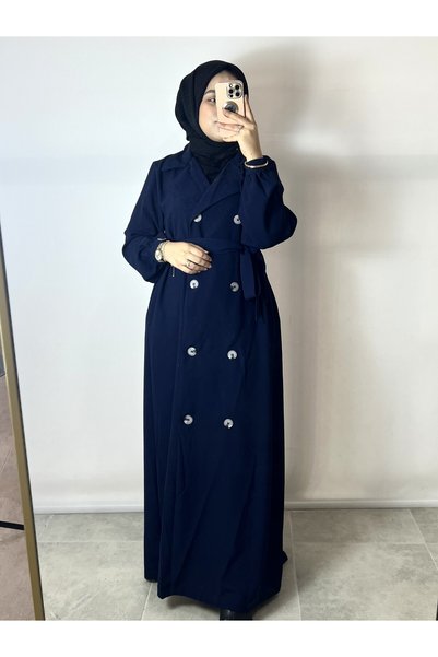 MERVERA Buttoned Trench Coat/Frankenstein Coat