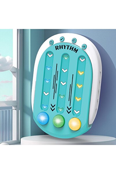 Flippy Interactive Toy Flippy, Rhythm Games Type, 3+ Years, ABS, 8 Game Levels, 9.5 x 2.5 x 13.6 cm, Blue