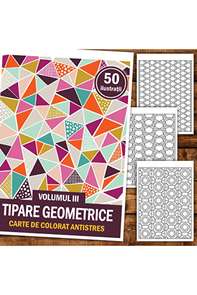 Legendary Gifts Painting book, 50 illustrations Geometric Patterns - Volume III